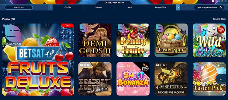 betsat casino slot oyunları